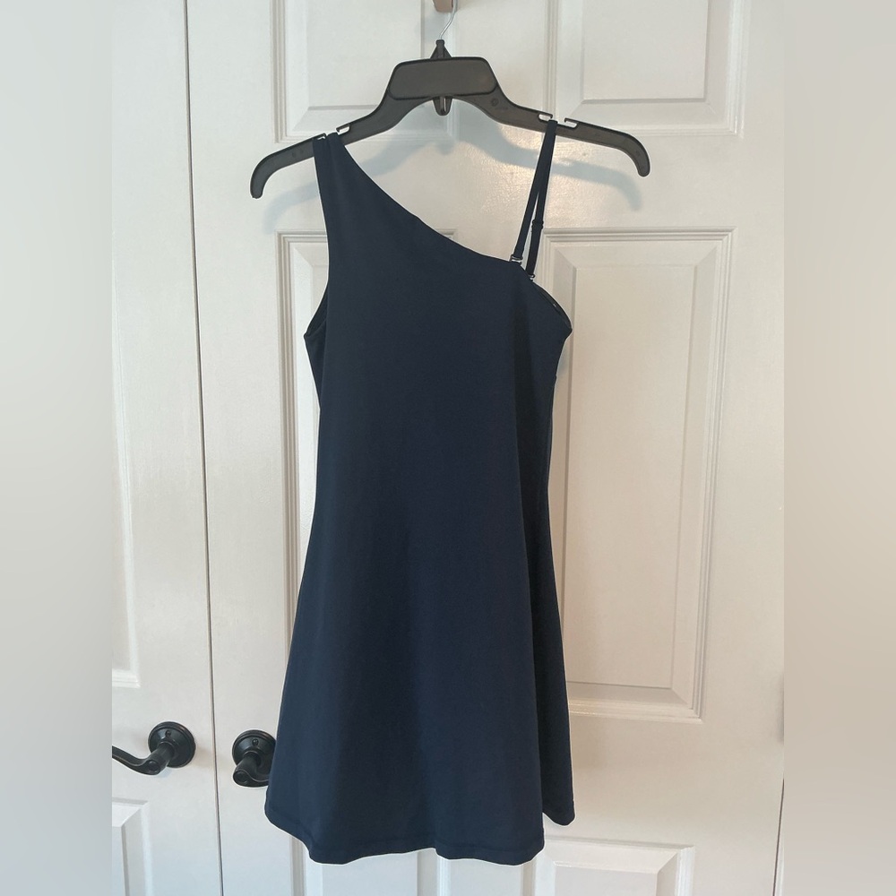 SWEATY BETTY Asymmetric Sport Dress | Navy | Size XS - Picture 8 of 9